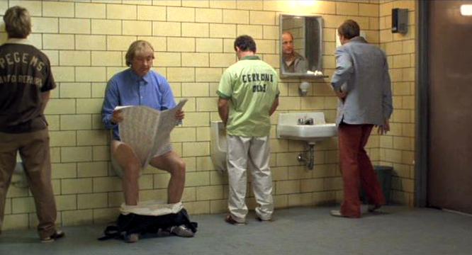 Do you splash back from the urinal? 